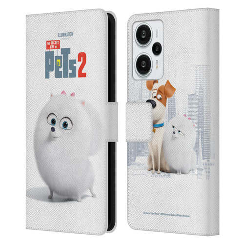 The Secret Life of Pets 2 Character Posters Gidget Pomeranian Dog Leather Book Wallet Case Cover For Xiaomi Redmi Note 12T