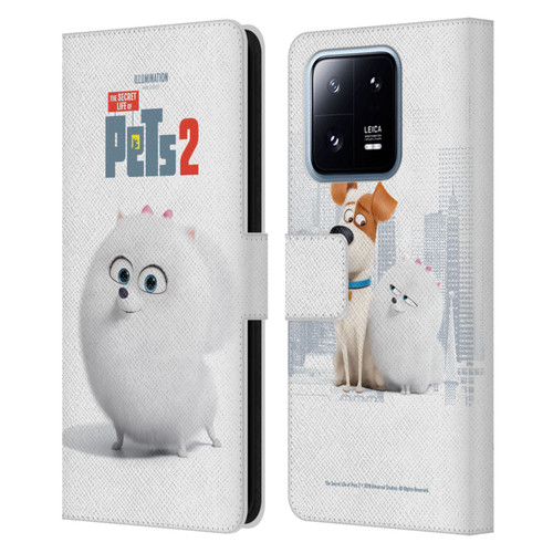 The Secret Life of Pets 2 Character Posters Gidget Pomeranian Dog Leather Book Wallet Case Cover For Xiaomi 13 Pro 5G