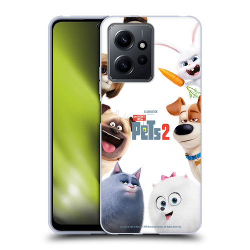 The Secret Life of Pets 2 Character Posters Group Soft Gel Case for Xiaomi Redmi Note 12 4G