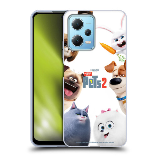 The Secret Life of Pets 2 Character Posters Group Soft Gel Case for Xiaomi Redmi Note 12 5G
