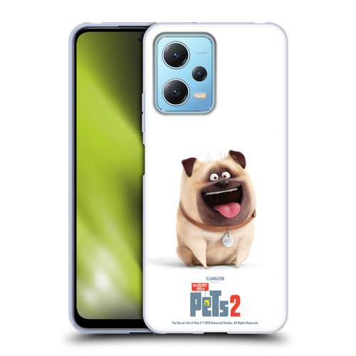 The Secret Life of Pets 2 Character Posters Mel Pug Dog Soft Gel Case for Xiaomi Redmi Note 12 5G