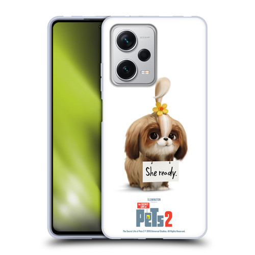 The Secret Life of Pets 2 Character Posters Daisy Shi Tzu Dog Soft Gel Case for Xiaomi Redmi Note 12 Pro+ 5G