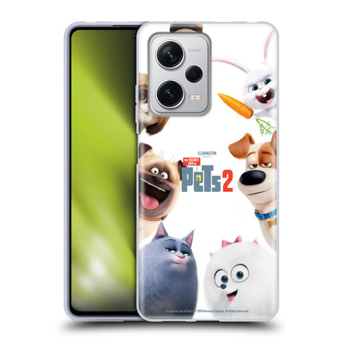 The Secret Life of Pets 2 Character Posters Group Soft Gel Case for Xiaomi Redmi Note 12 Pro+ 5G