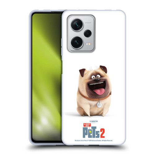 The Secret Life of Pets 2 Character Posters Mel Pug Dog Soft Gel Case for Xiaomi Redmi Note 12 Pro+ 5G