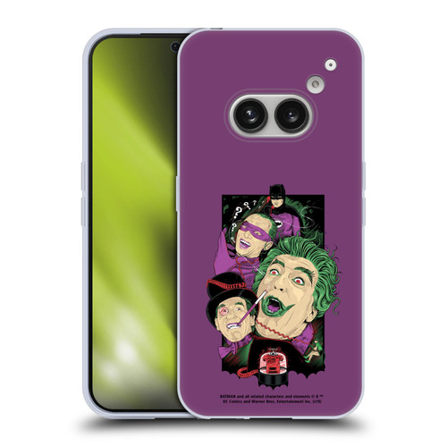 Batman TV Series Graphics Villains Soft Gel Case for Nothing Phone (2a)