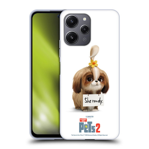 The Secret Life of Pets 2 Character Posters Daisy Shi Tzu Dog Soft Gel Case for Xiaomi Redmi 12