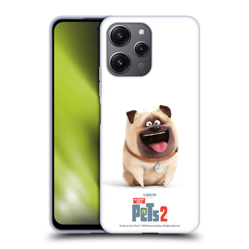 The Secret Life of Pets 2 Character Posters Mel Pug Dog Soft Gel Case for Xiaomi Redmi 12