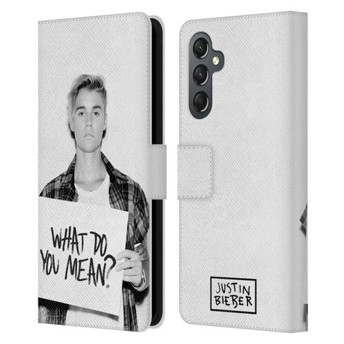 Justin Bieber Purpose What Do You Mean Photo Leather Book Wallet Case Cover For Samsung Galaxy A25 5G