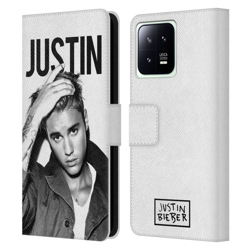 Justin Bieber Purpose Calendar Black And White Leather Book Wallet Case Cover For Xiaomi 13 5G