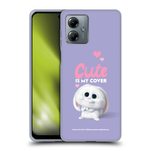 The Secret Life of Pets 2 II For Pet's Sake Snowball Rabbit Bunny Cute Soft Gel Case for Motorola Moto G14