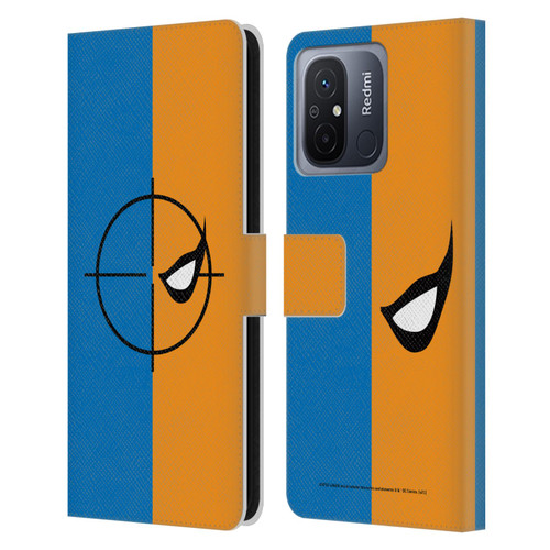 Justice League DC Comics Deathstroke Comic Art Logo Leather Book Wallet Case Cover For Xiaomi Redmi 12C