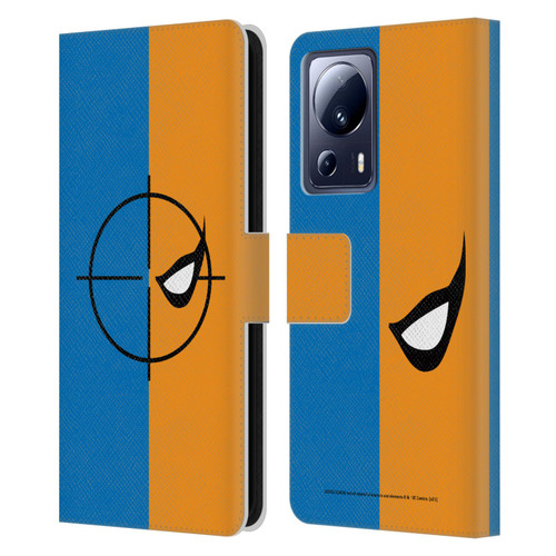 Justice League DC Comics Deathstroke Comic Art Logo Leather Book Wallet Case Cover For Xiaomi 13 Lite 5G