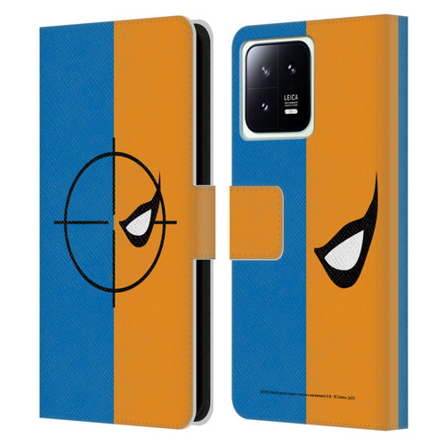 Justice League DC Comics Deathstroke Comic Art Logo Leather Book Wallet Case Cover For Xiaomi 13 5G