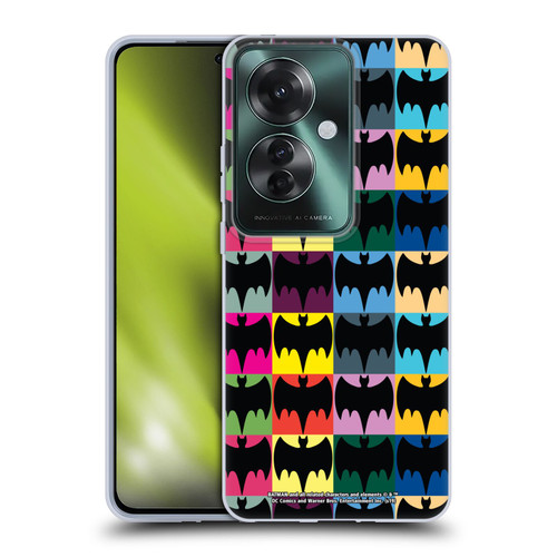 Batman TV Series Logos Patterns Soft Gel Case for OPPO Reno11 F 5G / F25 Pro 5G