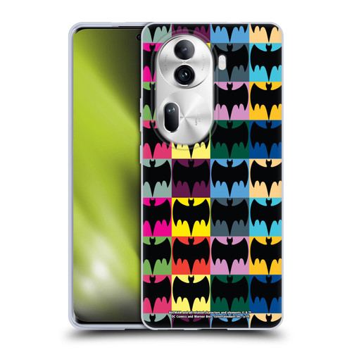 Batman TV Series Logos Patterns Soft Gel Case for OPPO Reno11 Pro