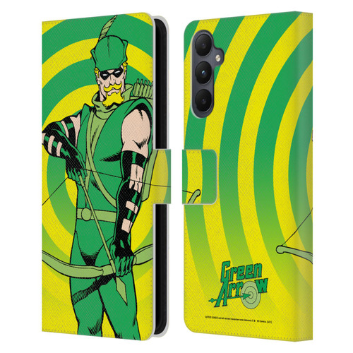 Justice League DC Comics Green Arrow Comic Art Classic Leather Book Wallet Case Cover For Samsung Galaxy A05s