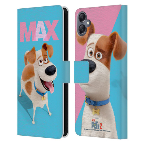 The Secret Life of Pets 2 II For Pet's Sake Max Dog Leather Book Wallet Case Cover For Samsung Galaxy A05