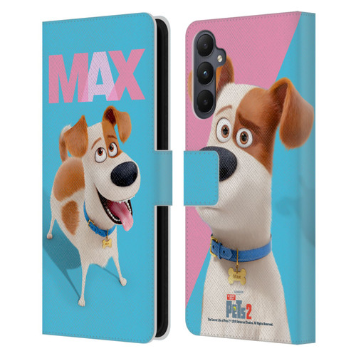 The Secret Life of Pets 2 II For Pet's Sake Max Dog Leather Book Wallet Case Cover For Samsung Galaxy A05s