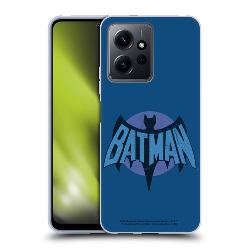 Batman TV Series Logos Distressed Look Soft Gel Case for Xiaomi Redmi Note 12 4G