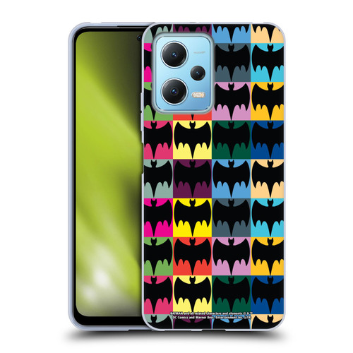 Batman TV Series Logos Patterns Soft Gel Case for Xiaomi Redmi Note 12 5G