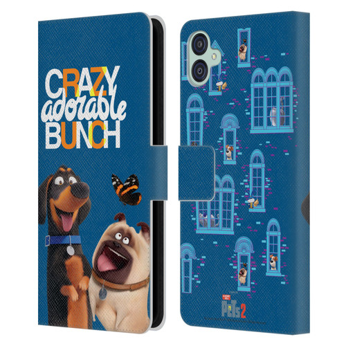 The Secret Life of Pets 2 II For Pet's Sake Group Leather Book Wallet Case Cover For Samsung Galaxy M04 5G / A04e