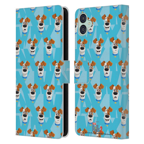 The Secret Life of Pets 2 II For Pet's Sake Max Dog Pattern Leather Book Wallet Case Cover For Samsung Galaxy M04 5G / A04e