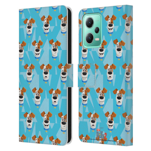 The Secret Life of Pets 2 II For Pet's Sake Max Dog Pattern Leather Book Wallet Case Cover For Xiaomi Redmi Note 12 5G