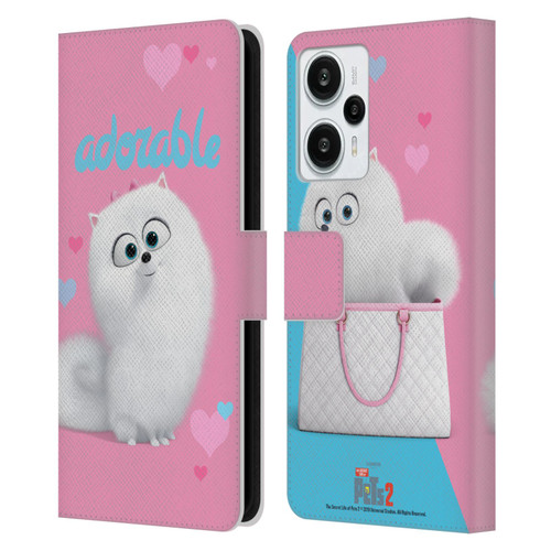 The Secret Life of Pets 2 II For Pet's Sake Gidget Pomeranian Dog Leather Book Wallet Case Cover For Xiaomi Redmi Note 12T