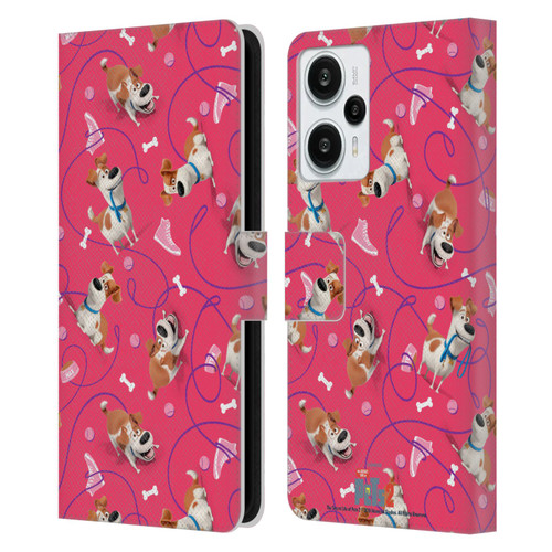 The Secret Life of Pets 2 II For Pet's Sake Max Dog Pattern 2 Leather Book Wallet Case Cover For Xiaomi Redmi Note 12T