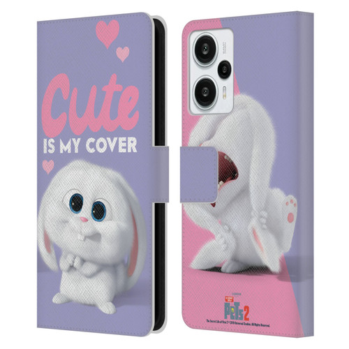 The Secret Life of Pets 2 II For Pet's Sake Snowball Rabbit Bunny Cute Leather Book Wallet Case Cover For Xiaomi Redmi Note 12T