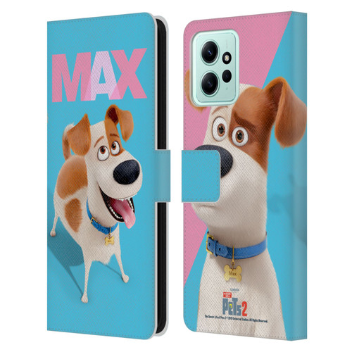 The Secret Life of Pets 2 II For Pet's Sake Max Dog Leather Book Wallet Case Cover For Xiaomi Redmi 12