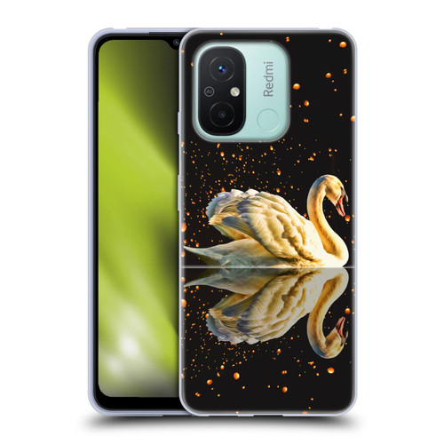 Dave Loblaw Animals Swan Lake Reflections Soft Gel Case for Xiaomi Redmi 12C