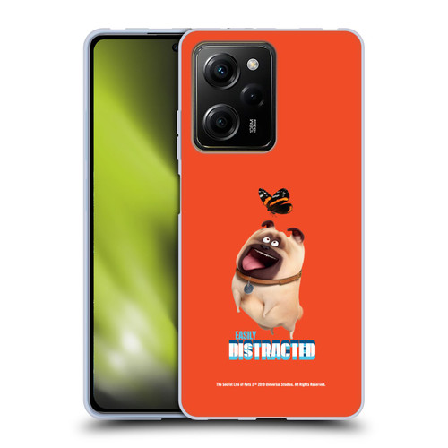 The Secret Life of Pets 2 II For Pet's Sake Mel Pug Dog Butterfly Soft Gel Case for Xiaomi Redmi Note 12 Pro 5G