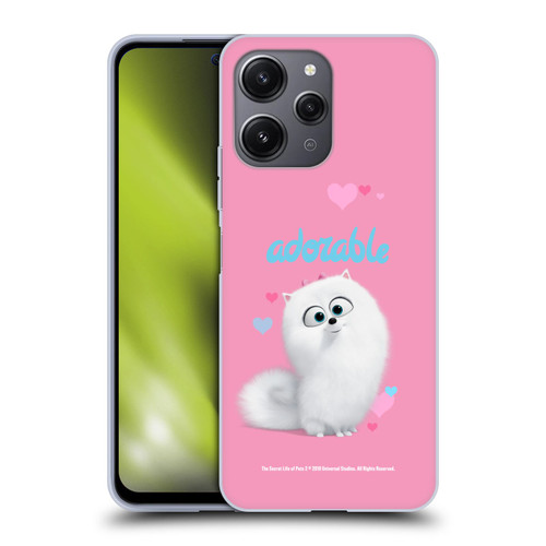 The Secret Life of Pets 2 II For Pet's Sake Gidget Pomeranian Dog Soft Gel Case for Xiaomi Redmi 12