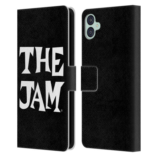 The Jam Key Art Black White Logo Leather Book Wallet Case Cover For Samsung Galaxy M04 5G / A04e