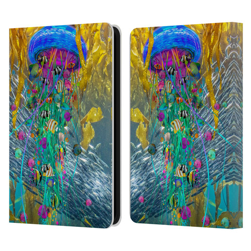 Dave Loblaw Jellyfish Jellyfish Kelp Field Leather Book Wallet Case Cover For Amazon Kindle 11th Gen 6in 2022