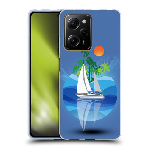 Dave Loblaw Contemporary Art Tropical Waters Soft Gel Case for Xiaomi Redmi Note 12 Pro 5G
