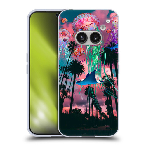 Dave Loblaw Jellyfish California Dreamin Jellyfish Soft Gel Case for Nothing Phone (2a)
