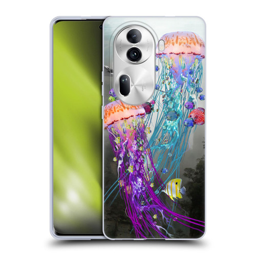 Dave Loblaw Jellyfish Jellyfish Misty Mount Soft Gel Case for OPPO Reno11 Pro