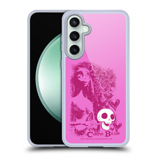 Corpse Bride Key Art Pink Distressed Look Soft Gel Case for Samsung Galaxy S23 FE 5G