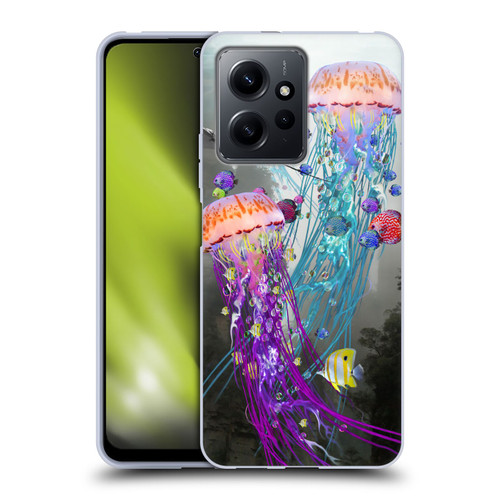 Dave Loblaw Jellyfish Jellyfish Misty Mount Soft Gel Case for Xiaomi Redmi Note 12 4G