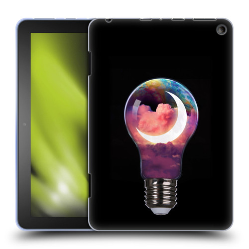Dave Loblaw Sci-Fi And Surreal Light Bulb Moon Soft Gel Case for Amazon Fire HD 8/Fire HD 8 Plus 2020