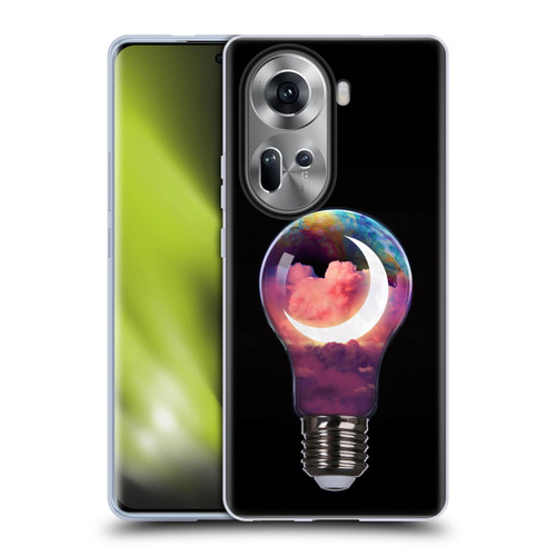 Dave Loblaw Sci-Fi And Surreal Light Bulb Moon Soft Gel Case for OPPO Reno11