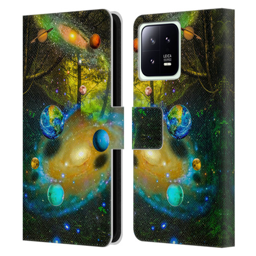 Dave Loblaw Sci-Fi And Surreal Universal Forest Leather Book Wallet Case Cover For Xiaomi 13 5G