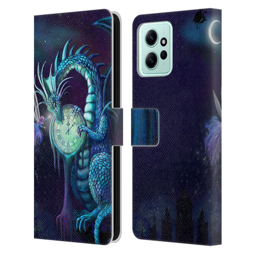 Rose Khan Dragons Blue Time Leather Book Wallet Case Cover For Xiaomi Redmi 12