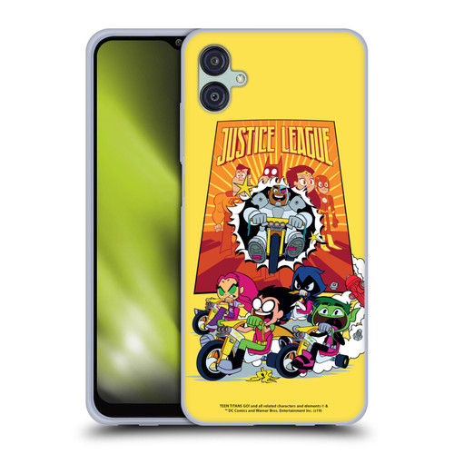 Teen Titans Go! To The Movies Hollywood Graphics Justice League 2 Soft Gel Case for Samsung Galaxy M04 5G / A04e