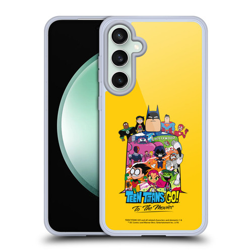 Teen Titans Go! To The Movies Hollywood Graphics Justice League Soft Gel Case for Samsung Galaxy S23 FE 5G