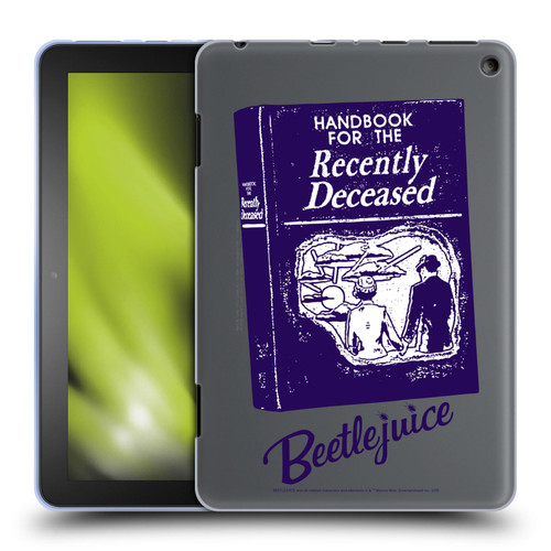 Beetlejuice Graphics Handbook Soft Gel Case for Amazon Fire HD 8/Fire HD 8 Plus 2020