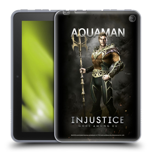 Injustice Gods Among Us Characters Aquaman Soft Gel Case for Amazon Fire 7 2022