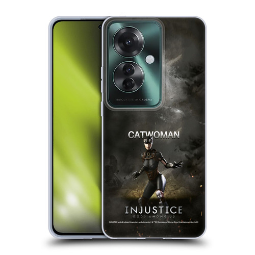 Injustice Gods Among Us Characters Catwoman Soft Gel Case for OPPO Reno11 F 5G / F25 Pro 5G